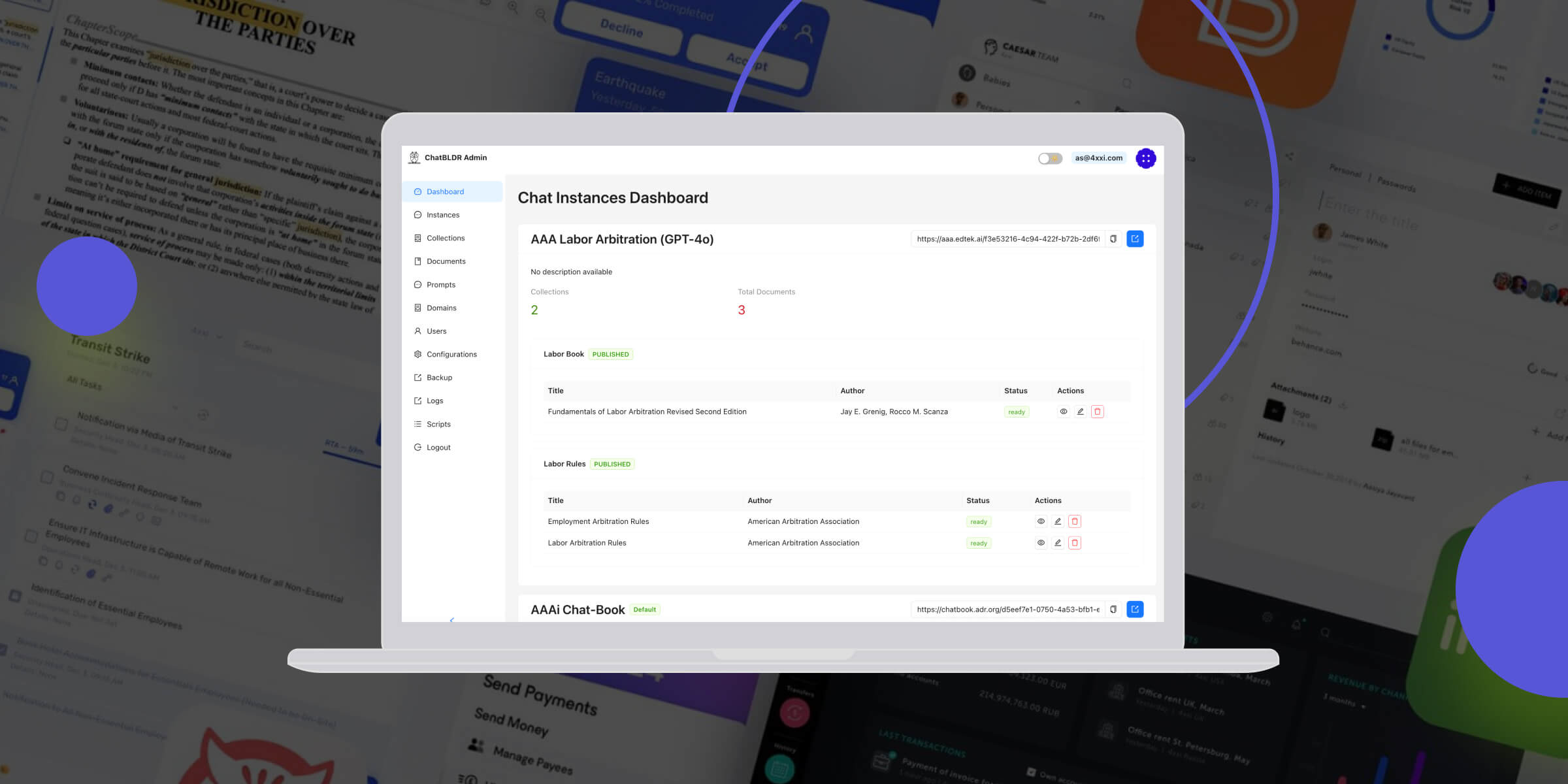 Automation of work with internal documents